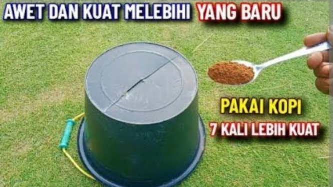 Cara Mudah Memperbaiki Ember Pecah