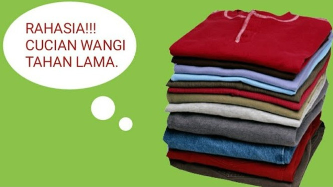 Tips cucian harum seperti laundry