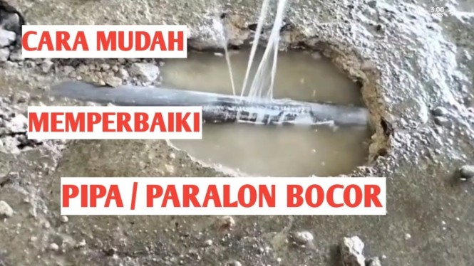 Tips paralon bocor