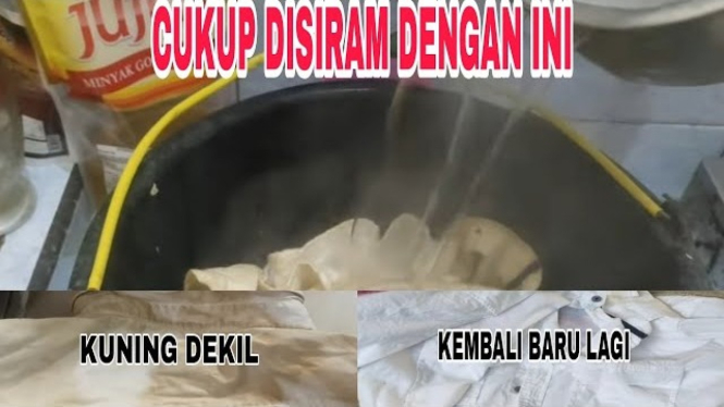 Tips menghilangkan noda kuning di baju putih