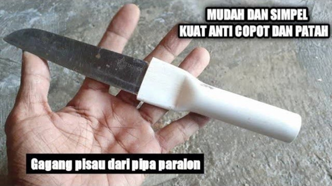 Trik Mudah Memperbaiki Gagang Pisau Patah