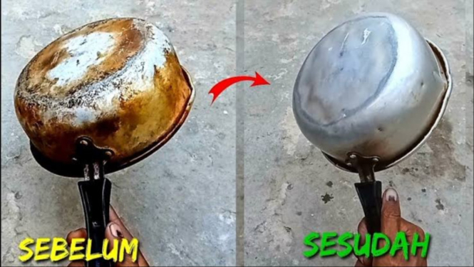 Cara Ubah Panci Gosong Jadi Kinclong