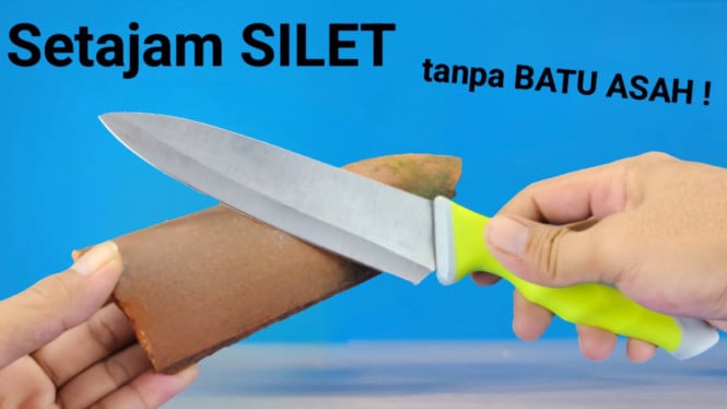 Tips Mengasah Pisau Mengandalkan 2 Alat Berbeda