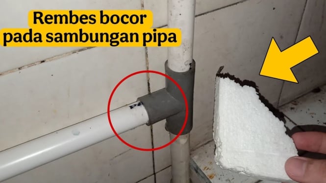 Tips Mengatasi Paralon Bocor dengan Sterofoam