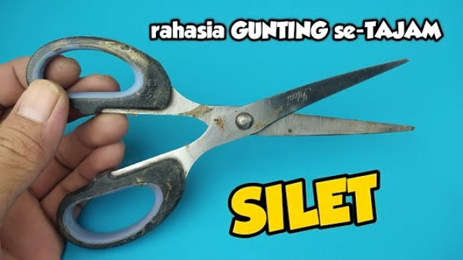 Cara Mengasah Gunting