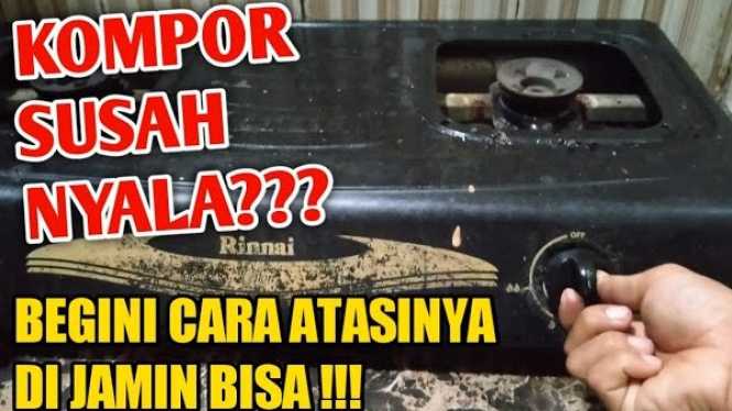 Kompor Susah Menyala
