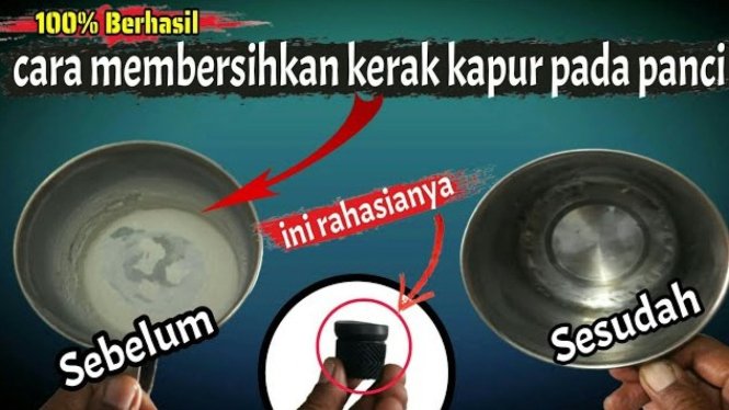 Cara Menghilangkan Kerak Air di Panci