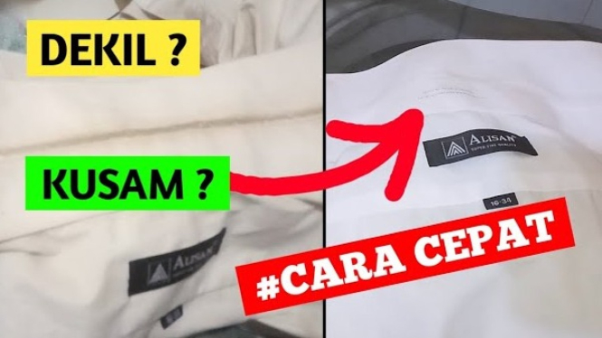 Cara Mencuci Baju Putih Kusam Menguning