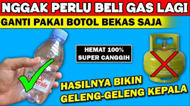 Cara Bikin Kompor Darurat dari Botol Bekas