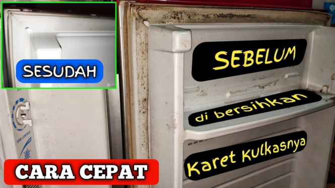 Tips Membersihkan Karet Kulkas