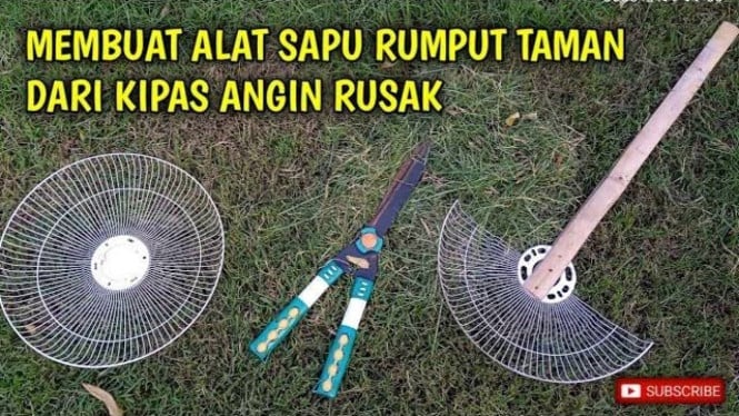 Cara Ubah Kipas Angin Rusak Menjadi Sapu