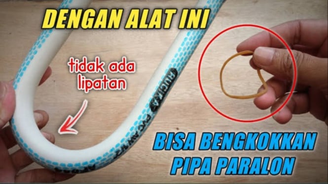 Cara Mudah Membengkokkan Pipa PVC Jadi Bentuk U