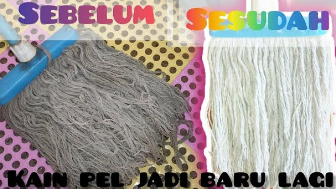 Cara Membersihkan Kain Pel