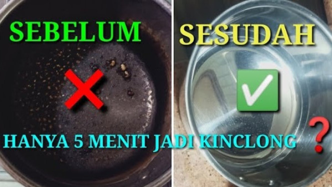 Cara Membersihkan Kerak Panci