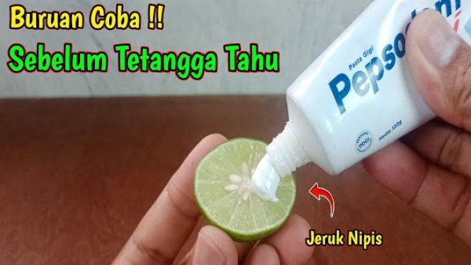 Ramuan Odol dan Jeruk Nipis