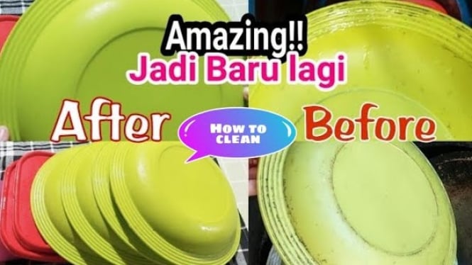 Cara Rahasia Mengatasi Tupperware Kotor Membande