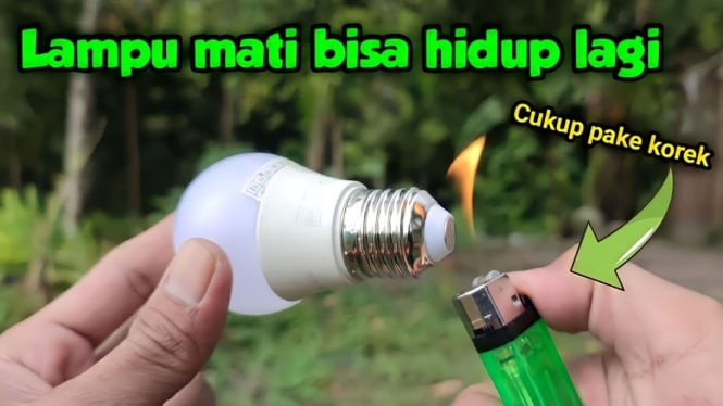 Cara Mudah Memperbaiki Lampu LED Rusak