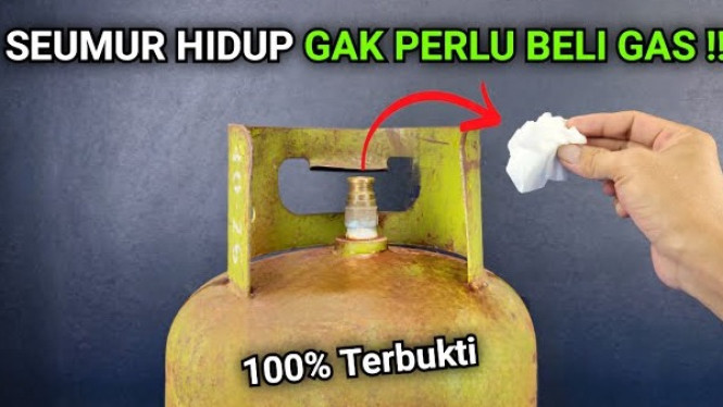 Trik Kompor Darurat Pakai Tissue dan Minyak Bekas