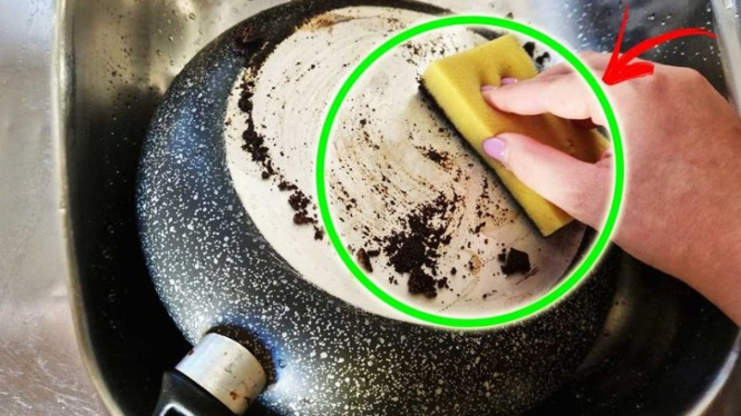 Cara Membersihkan Panci Gosong