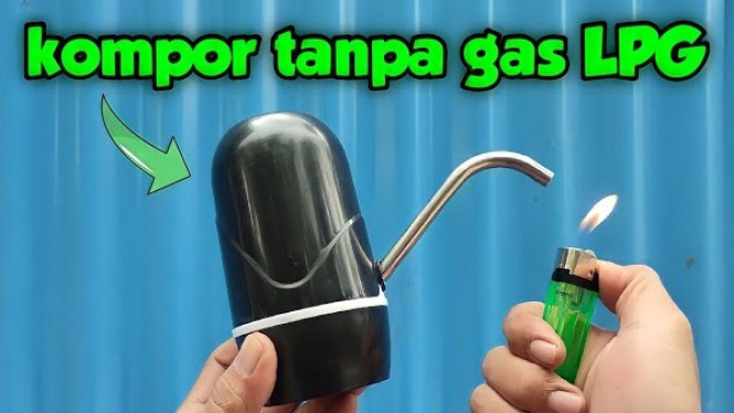 Cara Ubah Pompa Galon Rusak Jadi Kompor Canggih Tanpa Gas
