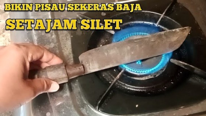 Cara Menyepuh Pisau