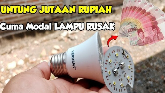 Sulap Lampu LED Rusak Jadi Lampu Emergency