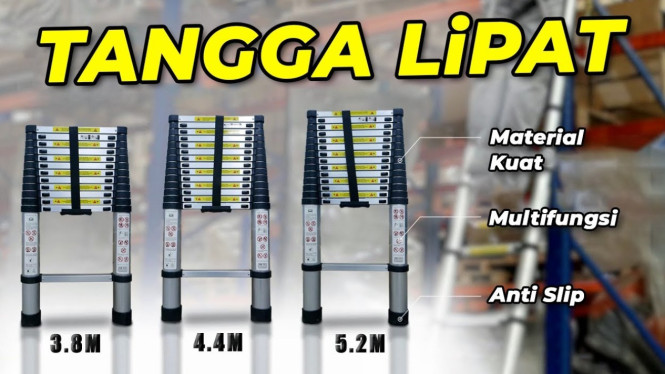 Tangga lipat multifungsi