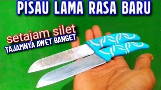 Trik Sederhana Atasi Pisau Stainless Tumpul