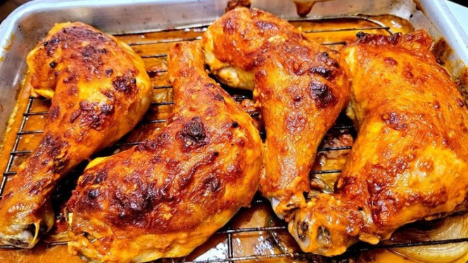 Ayam Panggang Oven Listrik
