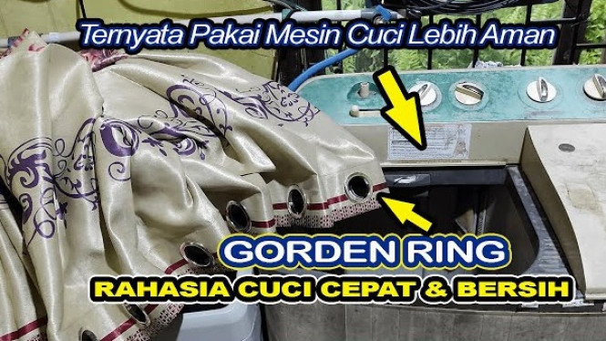 Cara Mencuci Gorden