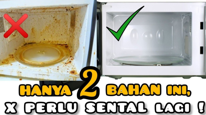 Membersihkan Microwave