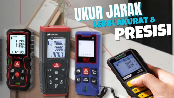 Meteran laser digital