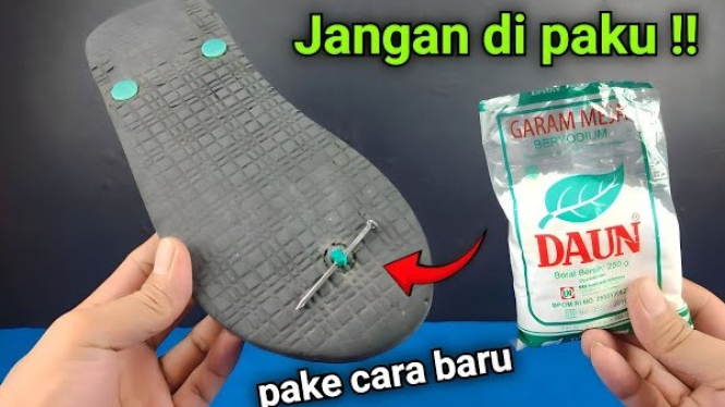 Trik Mengatasi Sandal Jepit Putus