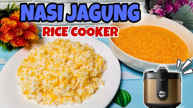 Nasi Jagung Rice Cooker
