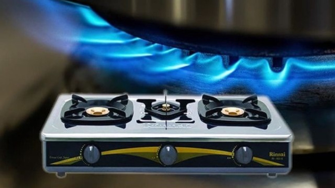 Kompor gas stainless dan biasa