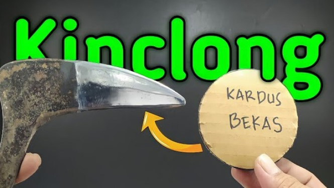 Cara Mudah Membuat Golok Kusam Mengkilap