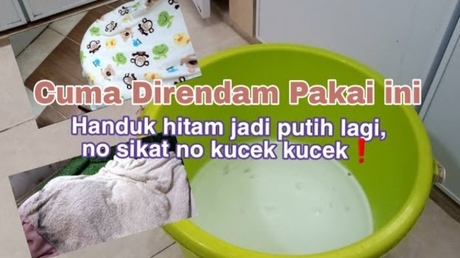 Tips membersihkan handuk