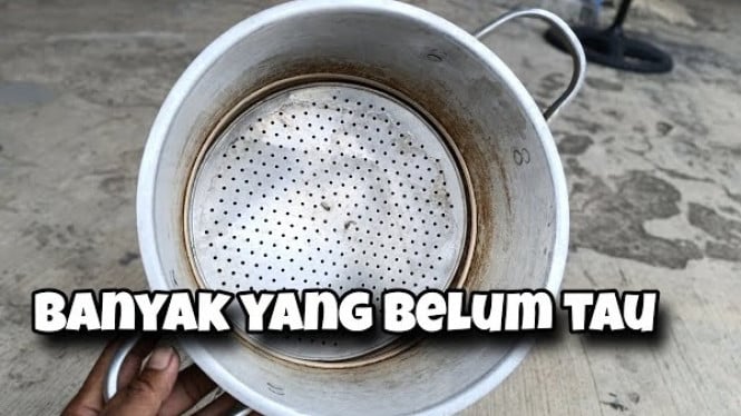Cara Mengeluakan Saringan Panci