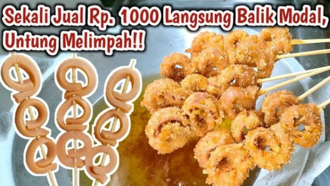 Ide Jualan Sosis Bentuk Cincin Crispy