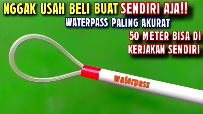 Cara membuat waterpass