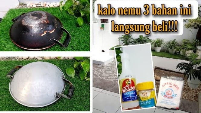 Cara Rahasia Membersihkan Wajan Gosong