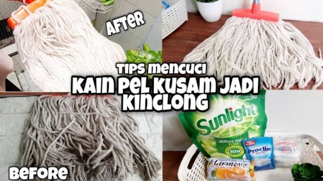 Kain Pel Kotor Jadi Kinclong