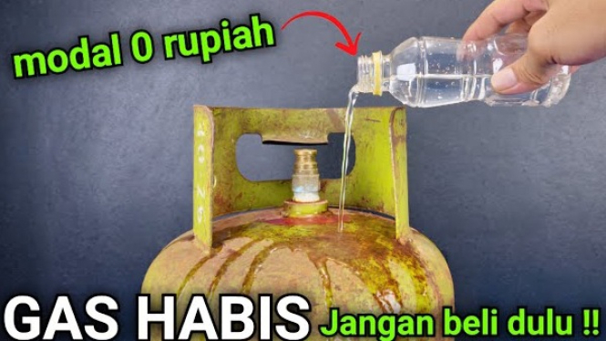 Trik Air Panas Tabung Gas Habis