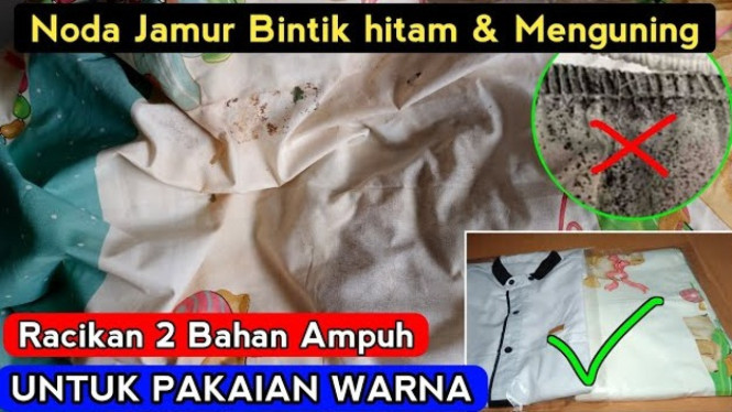 Cara Menghilangkan Noda di Baju