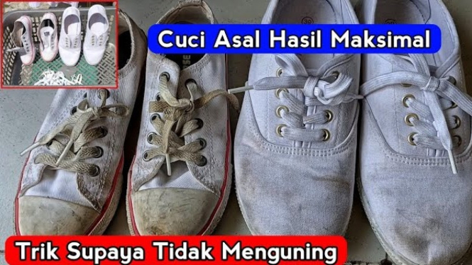 Cara Mencuci Sepatu Putih