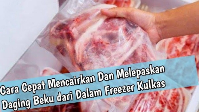 Tips Mencairkan Daging Beku