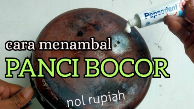 Cara Menambal Panci Bocor