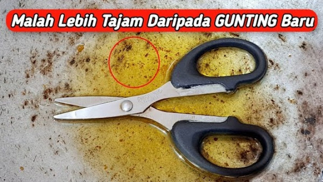 Cara Mengasah Gunting