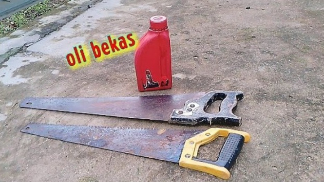 Cara menajamkan gergaji