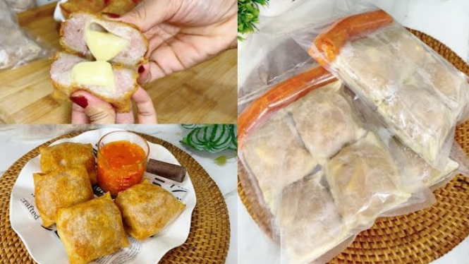 Dimsum Goreng Keju Lumer